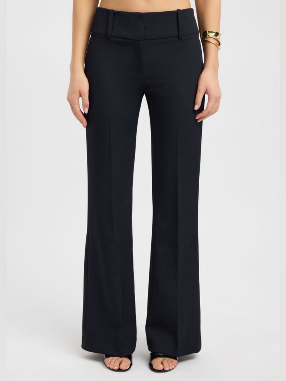 Giorgio Armani Black Wool Silk Tailored Trousers – IT 44 (US 8–10)